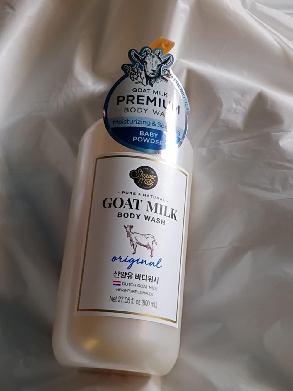 Showermate Goat Milk Body Wash, 27.05 Fl. Oz New